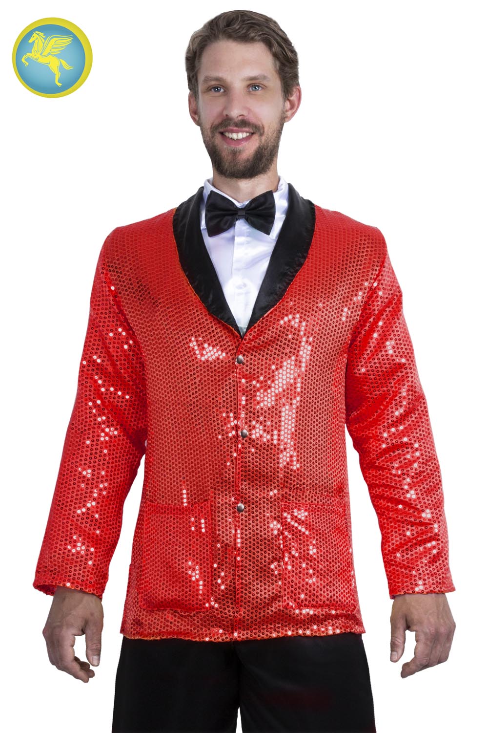 GIACCA PAILLETTES ROSSO